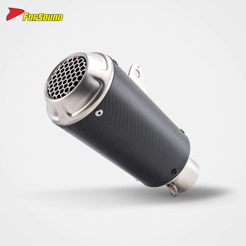 Stainless Steel Carbon Fiber 51Mm LV-10 End Can Exhaust Pipe Universal for Motorcycle Pipe