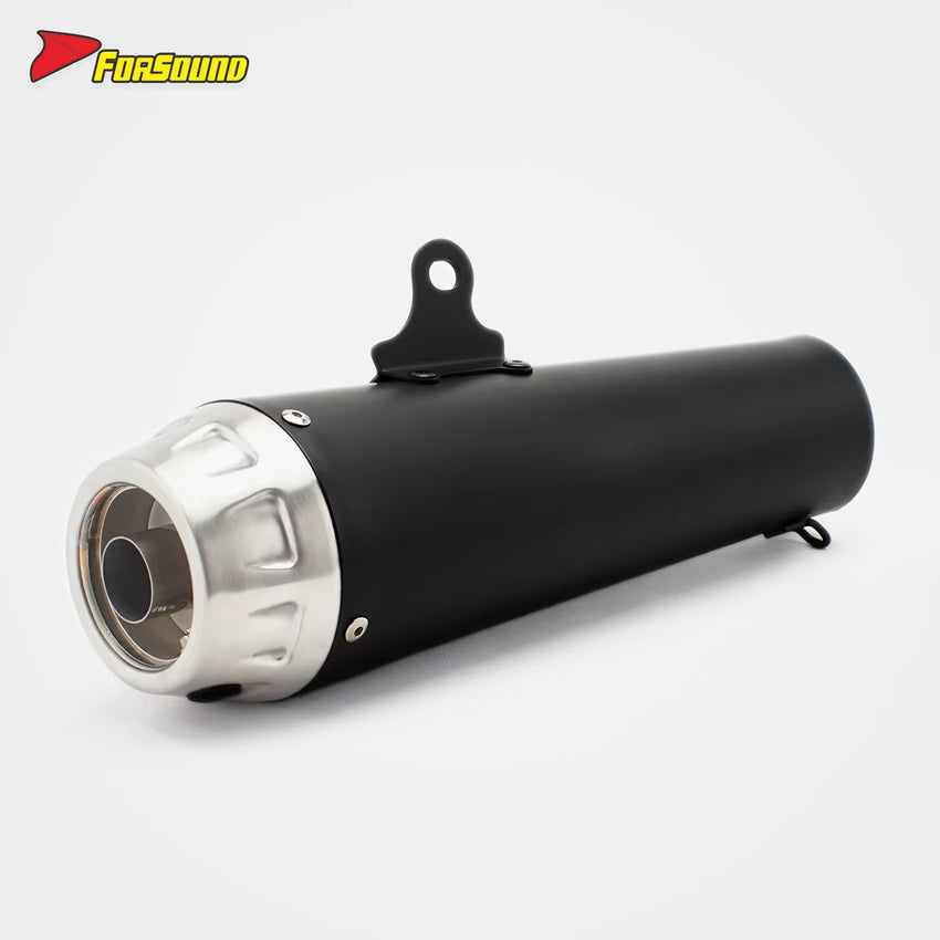 New Universal FORSOUND 51Mm Diameter Stainless Steel Ar-Style Slip Exhaust Aftermarket Motorcycle Exhaust For
