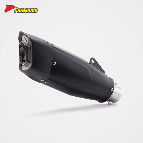 For Triumph Trident660 2021-2024 Pioneer Black Titanium Exhaust Pipe Stainless Steel Full Exhaust System Compatible Rear OEM