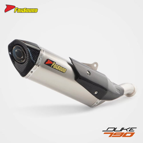 New Stainless Steel Hexagonal Carbon Spray Exhaust Pipe for KTM 790 Duke 890 Motorcycles