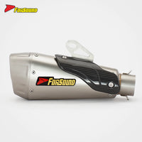 RS for Tuning V4 Stainless Steel Motorcycle Exhaust Pipe Compatible for KTM Kawasaki Cfmoto Suzuki BMW Honda Ducati