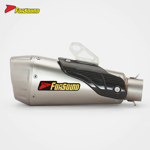 RS for Tuning V4 Stainless Steel Motorcycle Exhaust Pipe Compatible for KTM Kawasaki Cfmoto Suzuki BMW Honda Ducati
