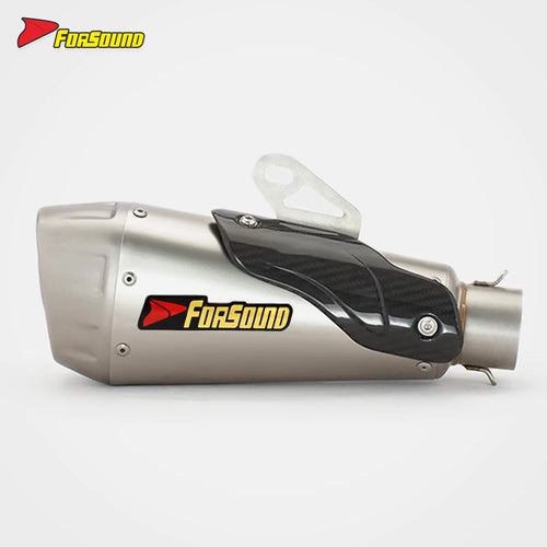 RS for Tuning V4 Stainless Steel Motorcycle Exhaust Pipe Compatible for KTM Kawasaki Cfmoto Suzuki BMW Honda Ducati