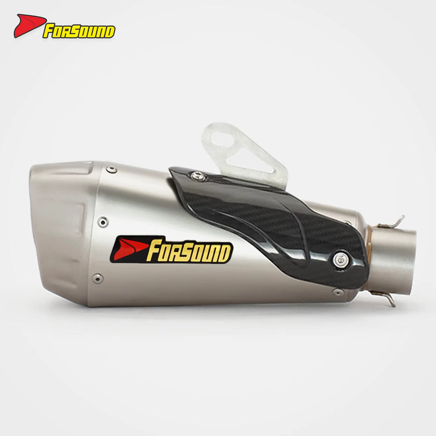 RS for Tuning V4 Stainless Steel Motorcycle Exhaust Pipe Compatible for KTM Kawasaki Cfmoto Suzuki BMW Honda Ducati