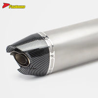 Factory Direct 51Mm Stainless Steel End Can Universal Exhaust Pipe for Motorcycles Ninja400 ZX-4R CF-800NK MT07 MT03 Wholesale
