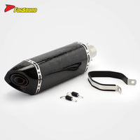 RS Universal Racing Modified Stainless Steel Motorcycle Exhaust Muffler New Condition for Moto MT09 NMAX YZF R6 51Mm Caliber