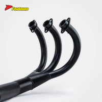 New FORSOUND KAWASAKI KH250 Retro Motorcycle Black Painted Cast Iron Exhaust Pipe Replacement for CB750K/ Includes Exhaust