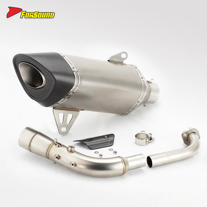 For X-MAX Stainless Steel 51Mm Exhaust Full Motorcycle Exhaust System