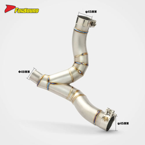 Ducati Monster 950 Titanium Alloy Mid-Pipe Exhaust 2021-Present Performance Grade New FORSOUND Lightweight Design OEM