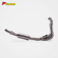 2021-2025 for Trident660 Stainless Steel Titanium Alloy Front-Mid Section Exhaust Pipe Carbon Fiber Rear Exhaust OEM