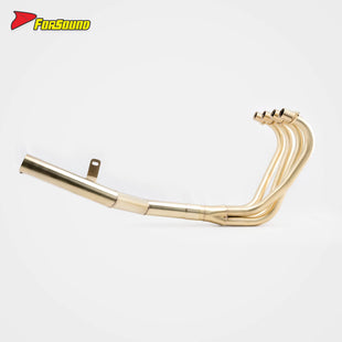 Brass Front and Middle Section Exhaust Pipe for Zephyr 400 ODM&OEM