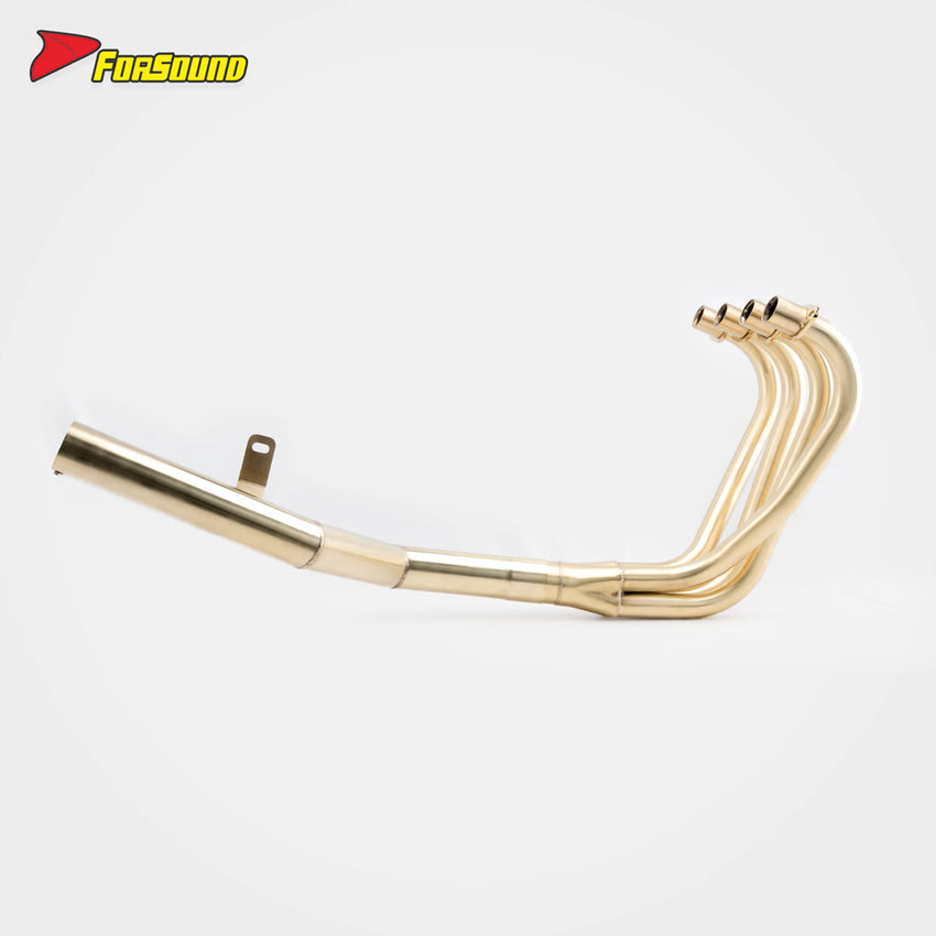 Brass Front and Middle Section Exhaust Pipe for Zephyr 400 ODM&OEM