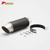 Universal Carbon Fiber Escape Muffler for Motorcycle Steel Models 390 Duke 752S Fz150 R3 Mt07 Mt09 Pcx125-New Condition OEM ODM