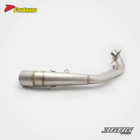 For ZONTES 368G Fit 2024-2025 Stainless Steel Motorcycle Full Exhaust System Side-Exit Exhaust Pipe ADV Scooter Customizable OEM