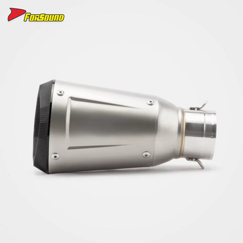 New Condition 51Mm/60Mm Universal Motorcycle Exhaust Muffler with DB Killer Race-Inspired Sound for ZX-4R ZX-6R MT09 MT03