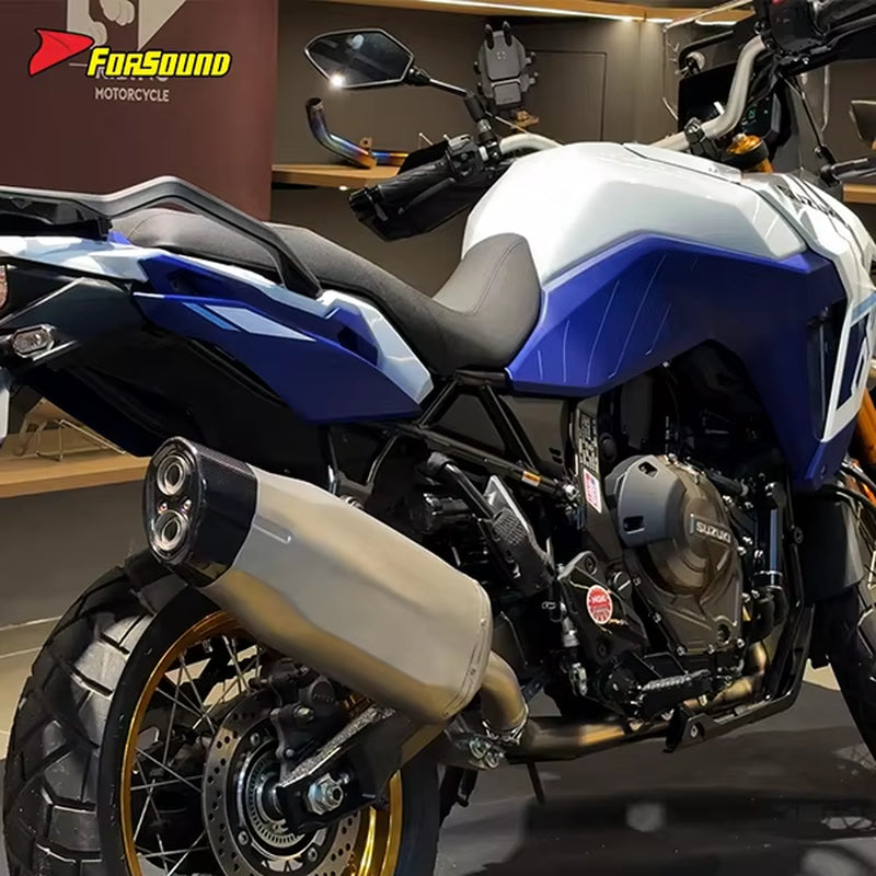 For V-STROM800DE Titanium Alloy 51Mm Full Motorcycle Exhaust System ODM&OEM