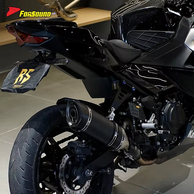 Stainless Steel 51Mm Exhaust Mid-Tail Exhaust Pipe for Ninja 400
