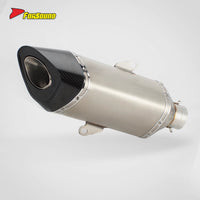 Forza 350 Exhaust R11 Model Mid-Rear Section Carbon Fiber Stainless Steel Tailpipe Balanced Deep Note OEM Interface New