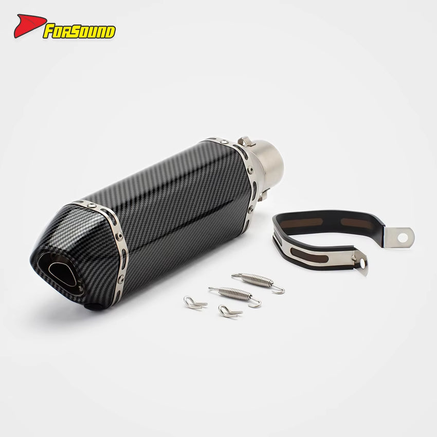 51Mm Stainless Steel Exhaust Wholesale General Motorcycle Exhaust System Atvs Dirtbike for Kawasak Exhaust Motorcycle Silencer