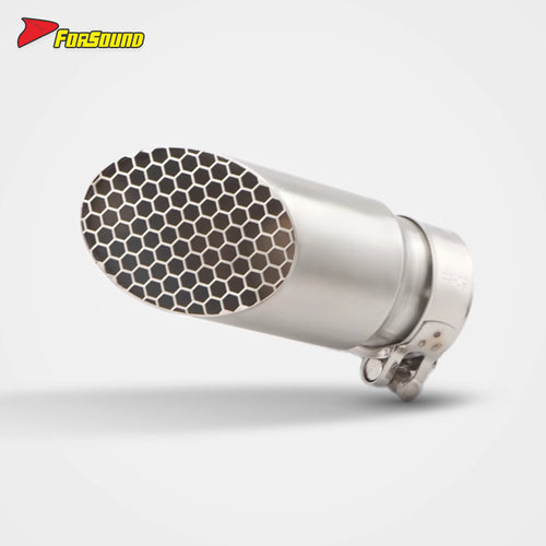 FORSOUND คอท่อและปลายท่อสเตนเลสสตีลแบบชิ้นเดียวทรงรังผึ้งปลายเฉียงสำหรับ Kawasaki Z900/อัปเกรดโรงงานโดยตรงขายส่ง