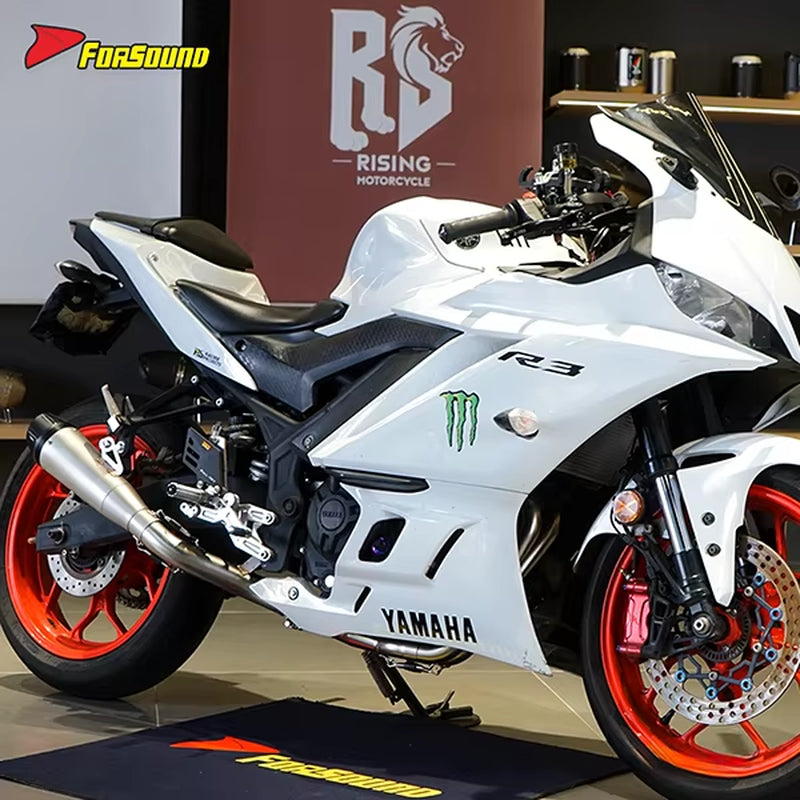 Stainless Steel 51Mm Exhaust Full Motorcycle Exhaust System for Yamaha R3 Exhaust ODM&OEM