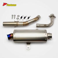 For ADV 350 Stainless Steel Exhaust Blue Tip Immortal Bird Full System Deep Mellow Exhaust Note 2024-2025 Model Compatible OEM