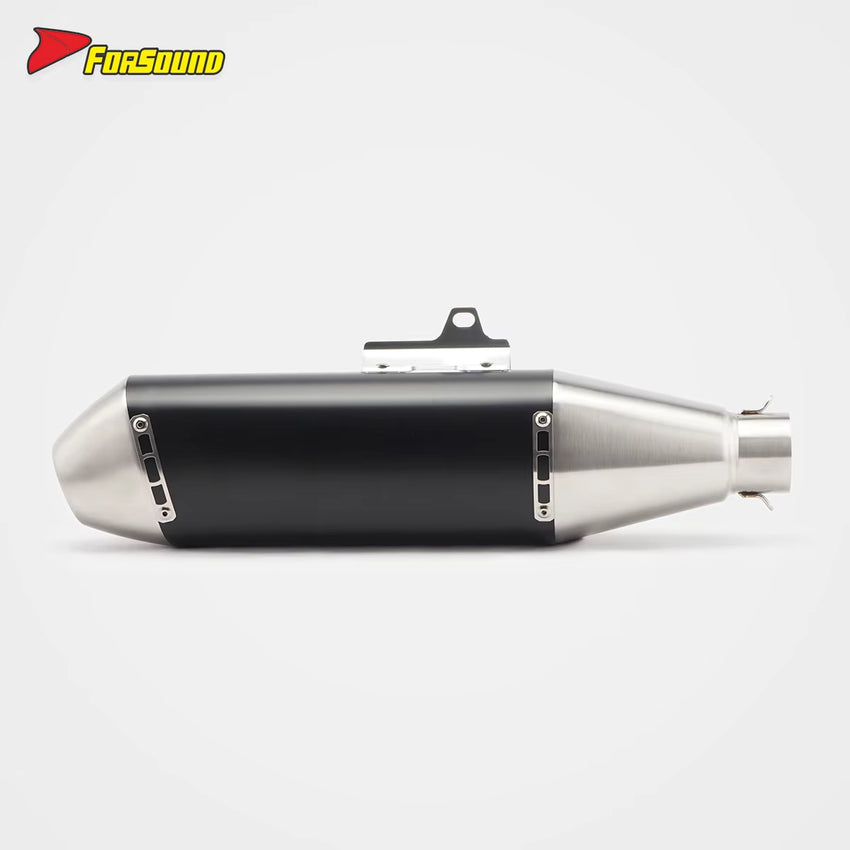 FORSOUND Universal Off-Road Motorcycle Exhaust Pipe Stainless Steel FMF Long Neck Tail Section Escape Retrofit/Upgrade Fit