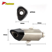 For ADV 350 R11 Model Straight Full Exhaust System Stainless Steel Deep Mellow Exhaust Note Thickened Pipe Wall OEM ODM