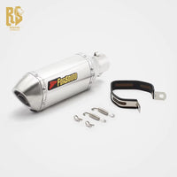 RS Locomotive Modified 51Mm Universal Exhaust Pipe Short Hexagonal Single Hole Tail Section NINJA400 CBR650R RC3