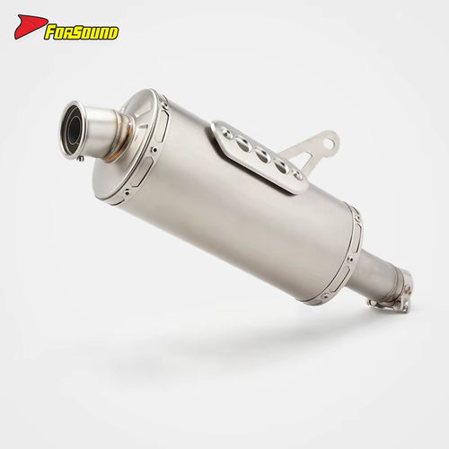 For CFMOTO 450Mt Stainless Steel Cat-Back Exhaust System OEM Fitment 2023-2025 Motorcycle Assembly Noise Cancellation OEM&DOM