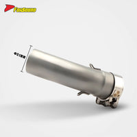 New Forsound Z900 Exhaust Stainless Steel Mid-Section Bent Pipe 51/60Mm Diameter Kawasaki Compatible Factory Direct Supply