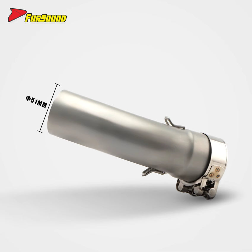 New Forsound Z900 Exhaust Stainless Steel Mid-Section Bent Pipe 51/60Mm Diameter Kawasaki Compatible Factory Direct Supply