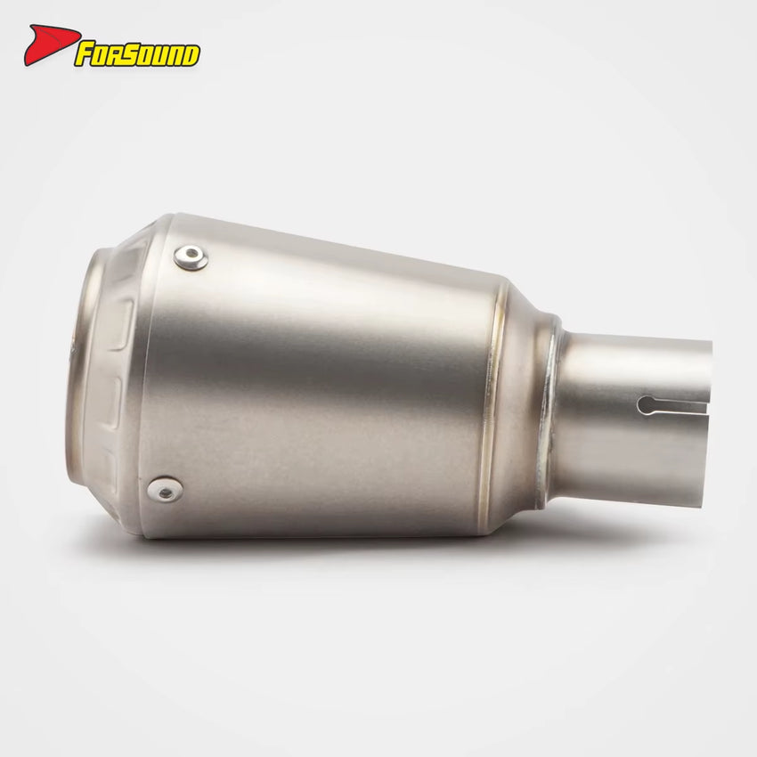 Stainless Steel 51Mm Exhaust End Can for Cfmoto 450SR/NK