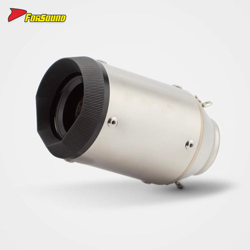 Stainless Steel Carbon Fiber 51Mm AR Cola End Can Exhaust Pipe for Universal Motorcycle Pipe