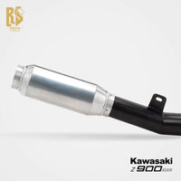 FORSOUND Kawasaki Z900Rs-One Cast Iron Exhaust Pipe-New Replacement Part for Monaka (Black/White)