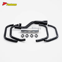 Delicate and High Temperature Resistant Retro-Style Six-Section Electroplated Motorcycle Low-Exit Full Exhaust Pipe for CBX400F