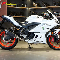 For Yamaha R3 Full Exhaust System Stainless Steel Carbon Fiber 51Mm Exhaust Full Motorcycle Exhaust System ODM&OEM YZF R3