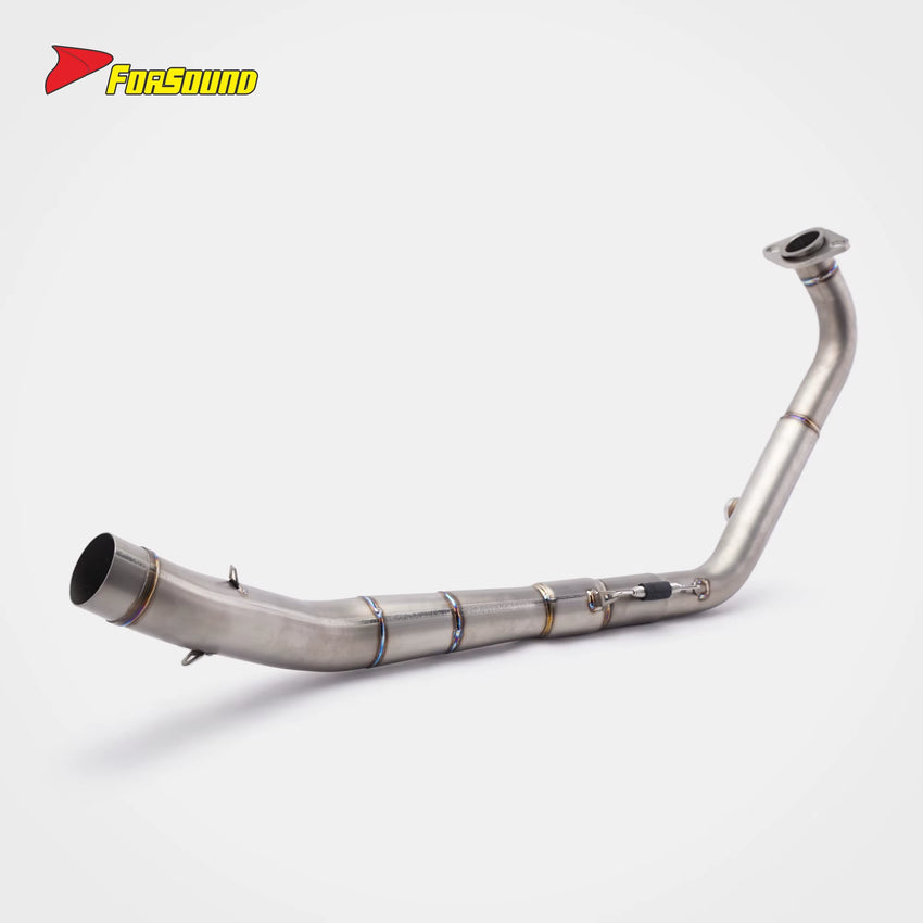 New Forsound Yamaha R15/YZF-R15 2008-2025 Front-Mid Exhaust Header Mid Pipe Stainless Steel/Titanium Alloy