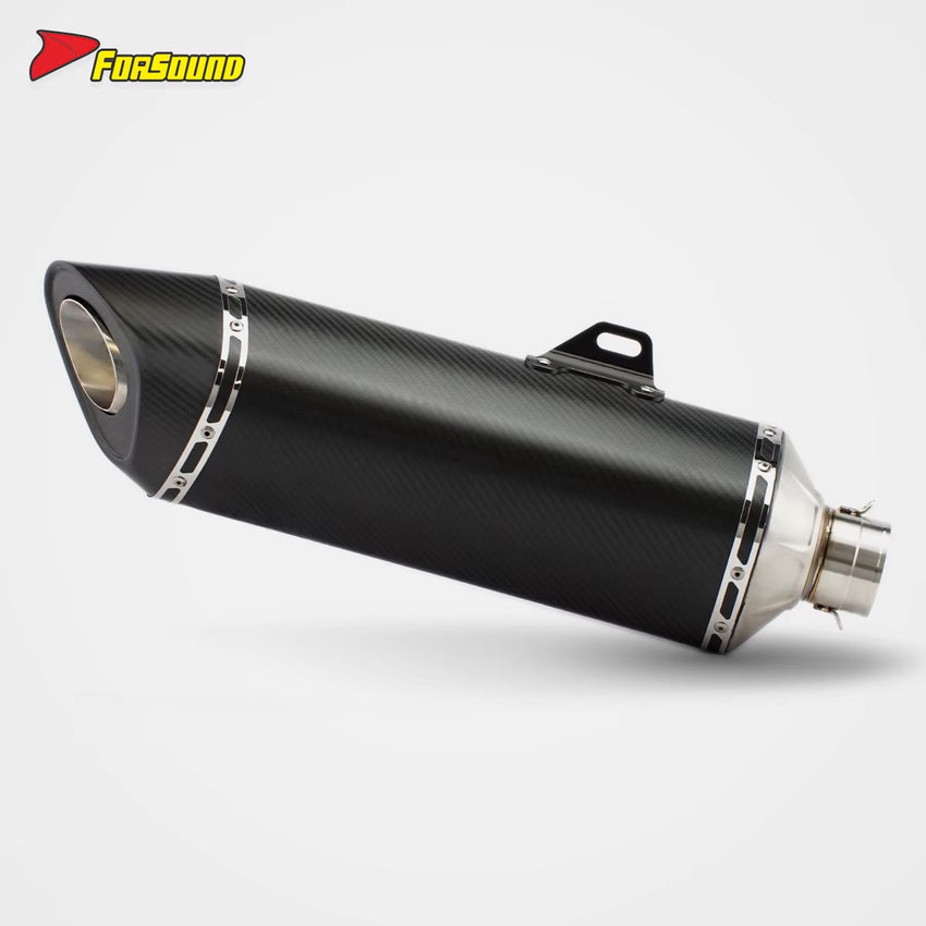Carbon Fiber R11-7 Universal End Can Exhaust Pipe for Motorcycle