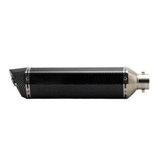 RS Original Modified Universal Stainless Steel Exhaust Pipe Water Transfer Printing Lengthened 51Mm Hexagonal Hole Tail Section