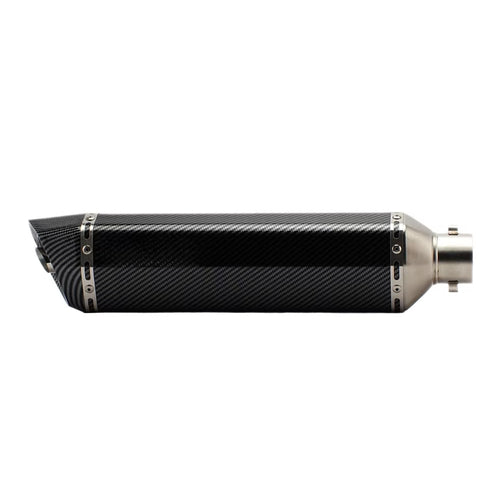 RS Original Modified Universal Stainless Steel Exhaust Pipe Water Transfer Printing Lengthened 51Mm Hexagonal Hole Tail Section