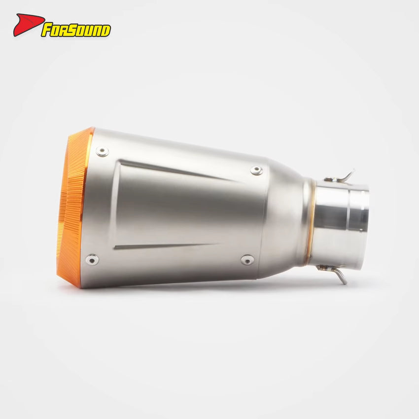 Factory Direct New Condition 51Mm/60Mm Universal Motorcycle Exhaust Muffler with DB Killer Race-Inspired for ZX-4R ZX-6R MT09