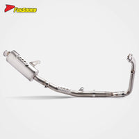 FOR Cfmoto 450Mt 2023-2025 Full Split Straight-Through Exhaust Pipe Phoenix Style for Mass-Produced Models Precision Welding OEM