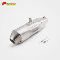 RS Universal Stainless Steel 51Mm Caliber Motorcycle Exhaust Pipe Muffler DB Killer for XMAX300 R6 R25 CBR400R ADV150 CRF300