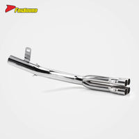 Exquisite and Heat Resistant Electroplating Motorcycle Full System Exhaust Pipe for HONDA CBX400F CB400F 1981-1984 Vintage Style