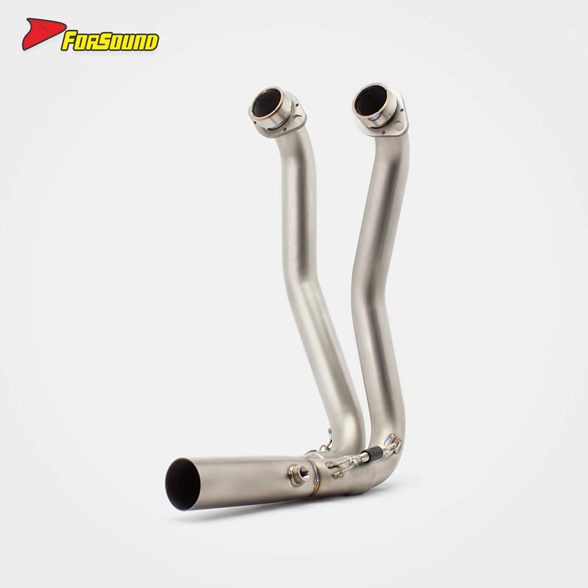 Titanium Alloy 51Mm Front and Middle Section Exhaust Pipe for V-STROM800DE ODM&OEM
