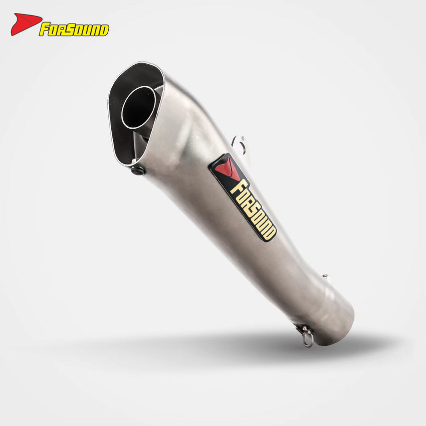 Universal Exhaust 51Mm Modified Stainless Steel Motorcycle Exhaust Pipe Torch Tail for MT09 Z900 CBR R6 Race 600 450SR Models