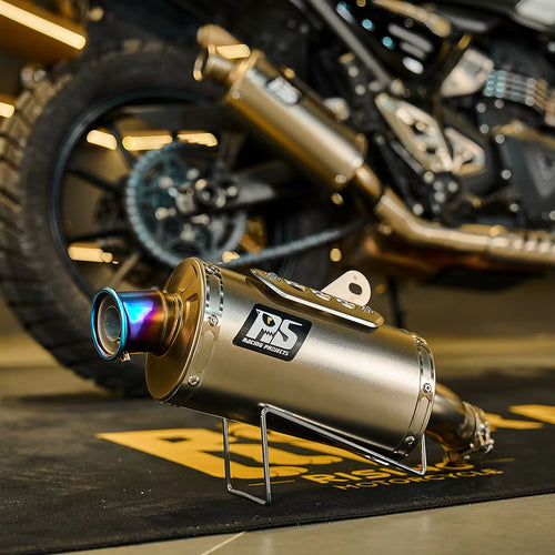 New FORSOUND 400X Stainless Steel Phoenix-Style Mid-Rear Section Exhaust Deep Note OEM Interface Compatible Scrambler/
