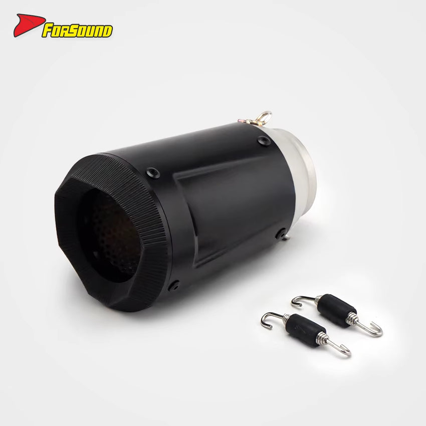 Stainless Steel 60Mm AR Angled Tail Section Exhaust Pipe for Universal Motorcycle Pipe