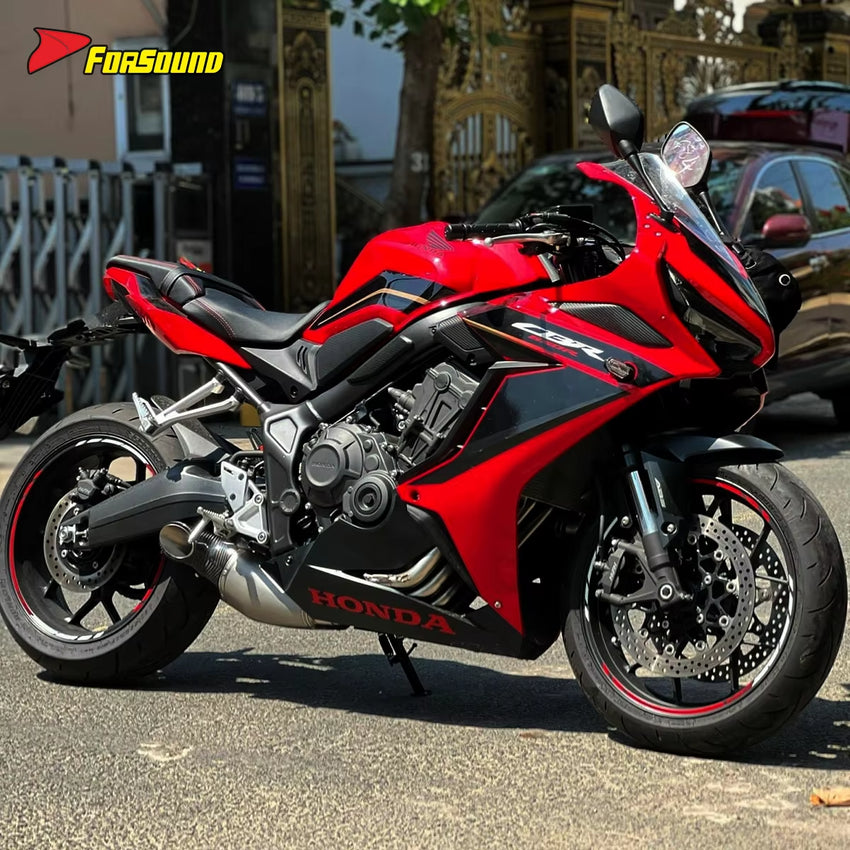 For HONDA CBR650R CB650 Fit 2019-2025 High Performance Stainless Steel Motorcycle Full Underside Exhaust Pipe Deep Sound OEM ODM